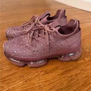 Sincerely Jules Sparkling Purple Kids Sneakers